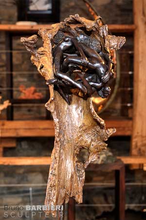 Driade : sculpture bois